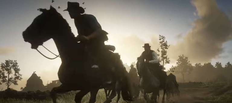 The Gang rides in Red Dead Redemption 2