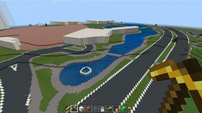 GeoBoxers Built Downtown Long Beach In Minecraft!