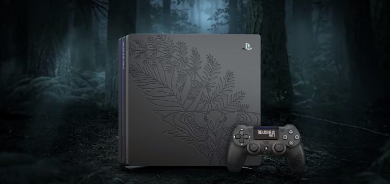 The Special Edition PS4 Pro console and controller for The Last of Us Part 2