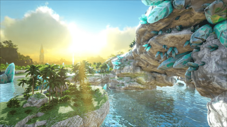 Ark Survival Evolved Has Officially Released The Crystal Isles As A Free Dlc Happy Gamer