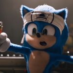 Sonic in the Sonic The hedgehog movie