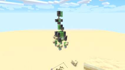 Redditor SamTheMan2805 Created A Minecraft Rocket That Comes From the Ground Itself!