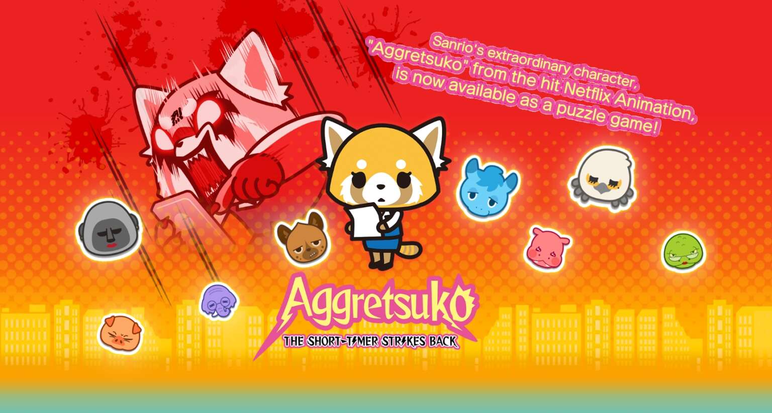 Aggretsuko The ShortTimer Strikes Back Puzzle Game Launches On July