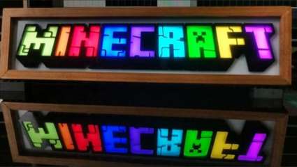 An RGB Minecraft Sign Which Lights Up When Friends Join Your Server: Utilizing A Raspberry Pi Zero