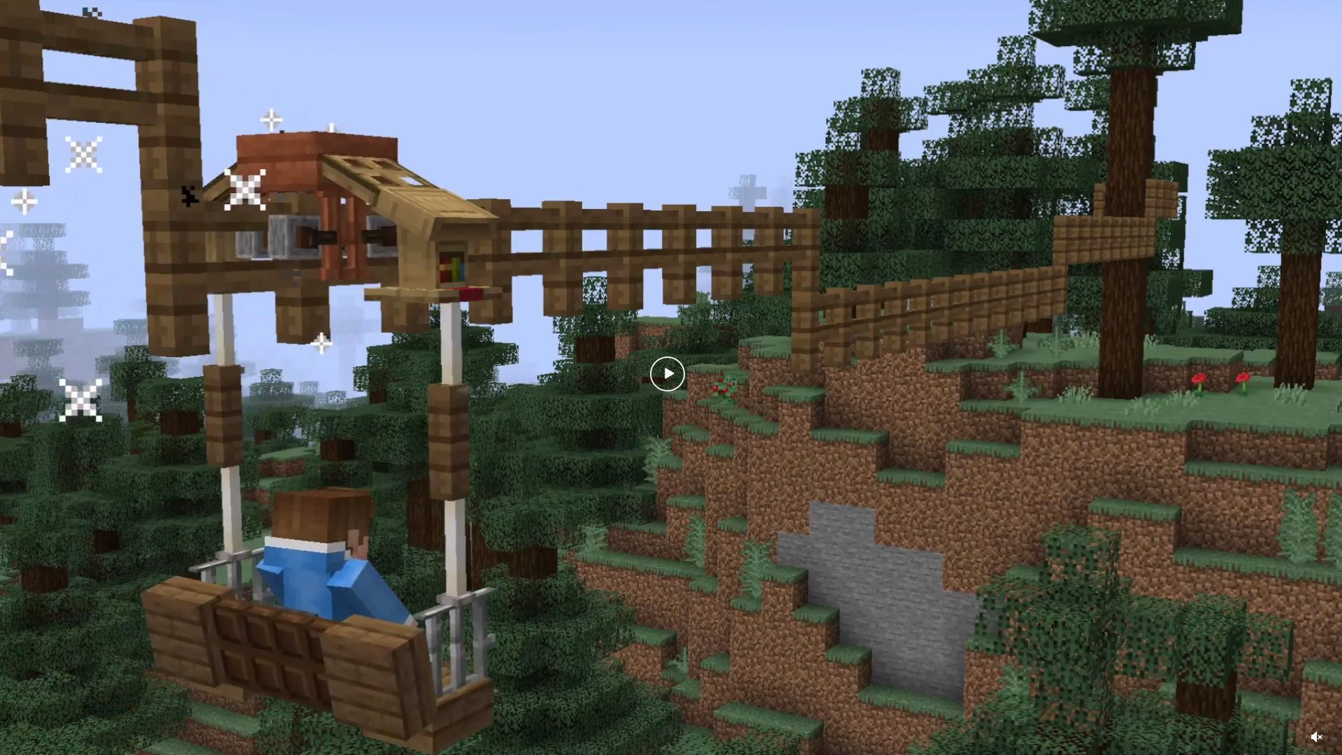 Ever Wanted To Zipline In Minecraft, Redditor ShrimpySeagull Created A Contraption To Do Just That!