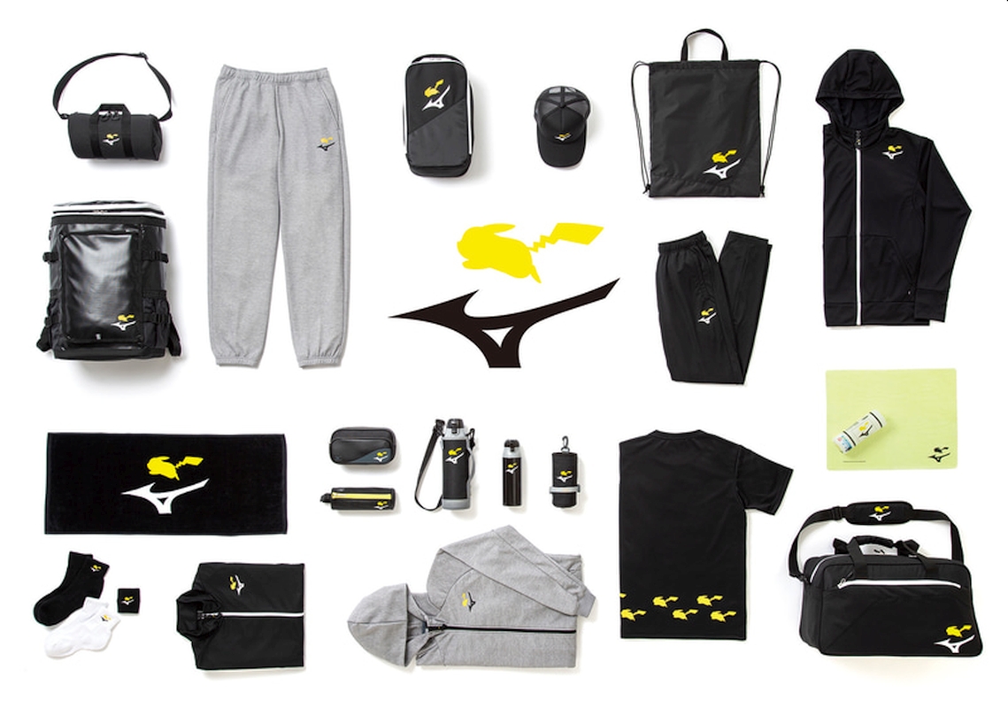 Athletic Brand Mizuno Announces Collaboration With Pokémon For Clothing And Accessories