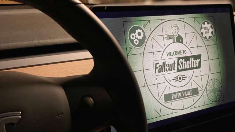 Bethesda's Fallout Shelter Launches On Tesla Arcade Inside Of Tesla Vehicles