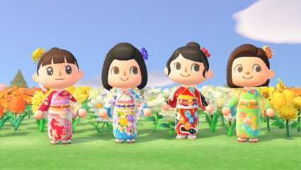 Traditional Japanese Kimono Design Company Chiso Releases Animal Crossing: New Horizons Patterns