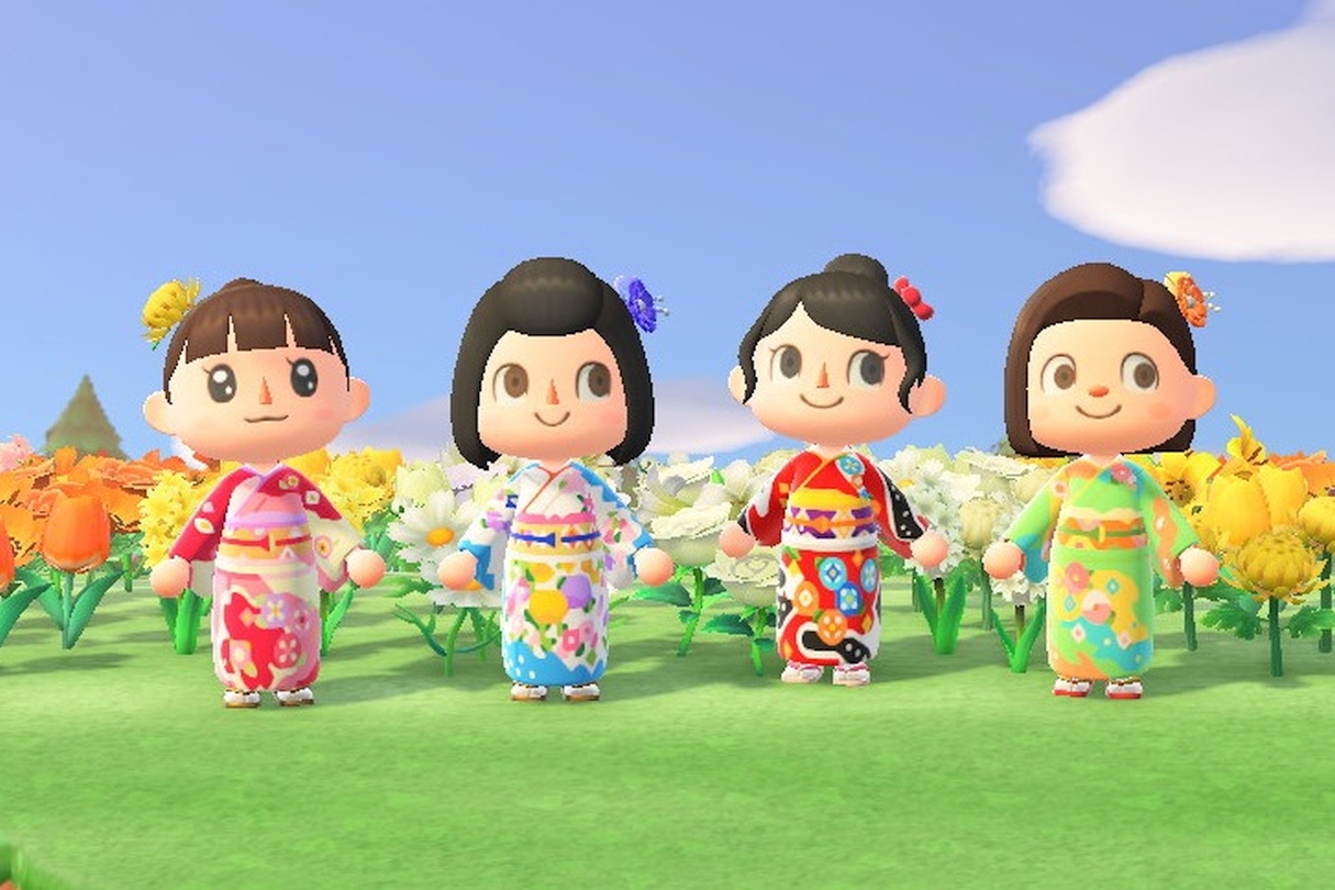 Traditional Japanese Kimono Design Company Chiso Releases Animal Crossing: New Horizons Patterns