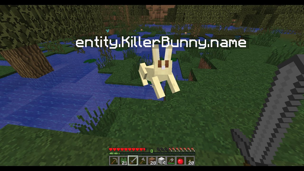 Minecraft Mobs Explored The Killer Bunny Formally Known As The Killer Rabbit Of Caerbannog