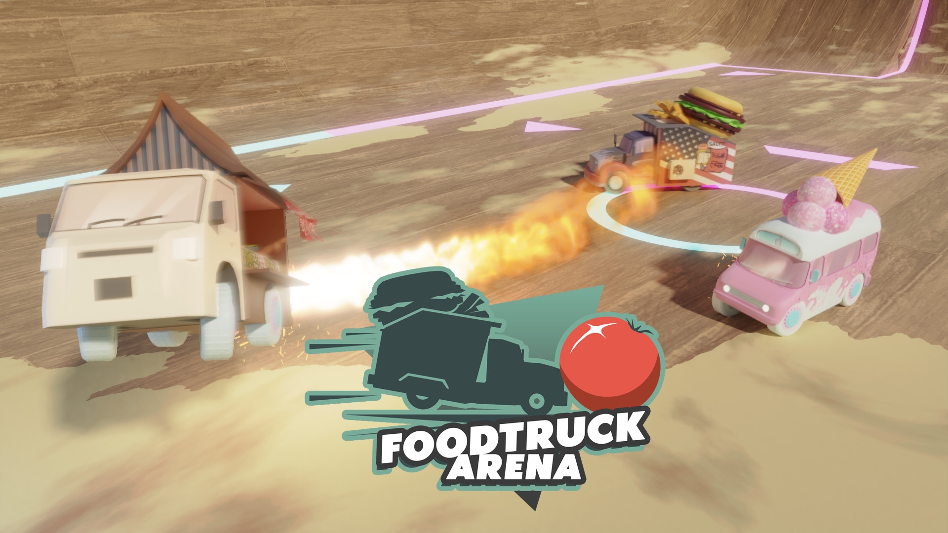 Foodtruck Arena Combines Car Combat And Sports And Heads To PC This Year