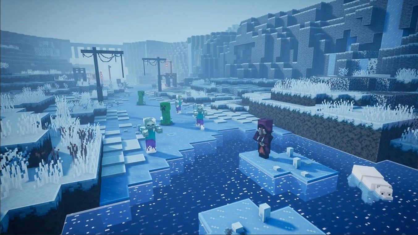 Minecraft Dungeons’ Creeping Winter DLC Update Is Now Live: Changing The Game Considerably