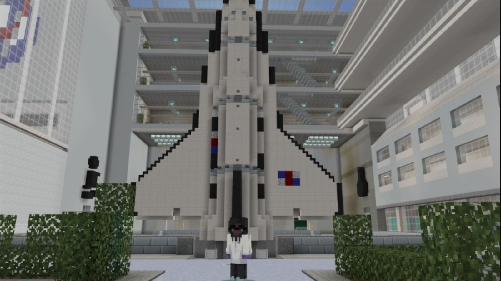 Minecraft Marketplace Explored: Astronaut Training Center, Train To Go To The Rocky Moon!