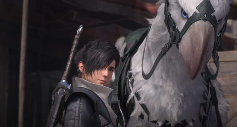 A screenshot from the trailer to Final Fantasy 16