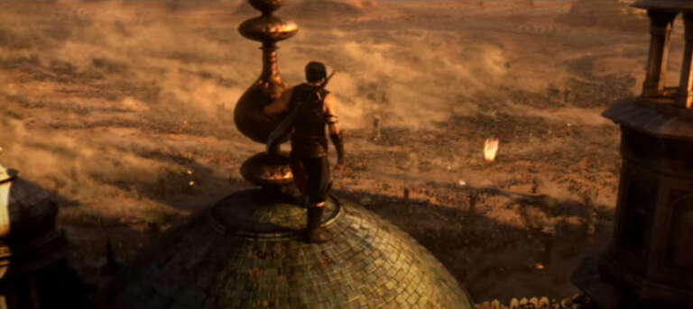 A screenshot from Prince of Persia The Forgotten Sands, which released in 2010