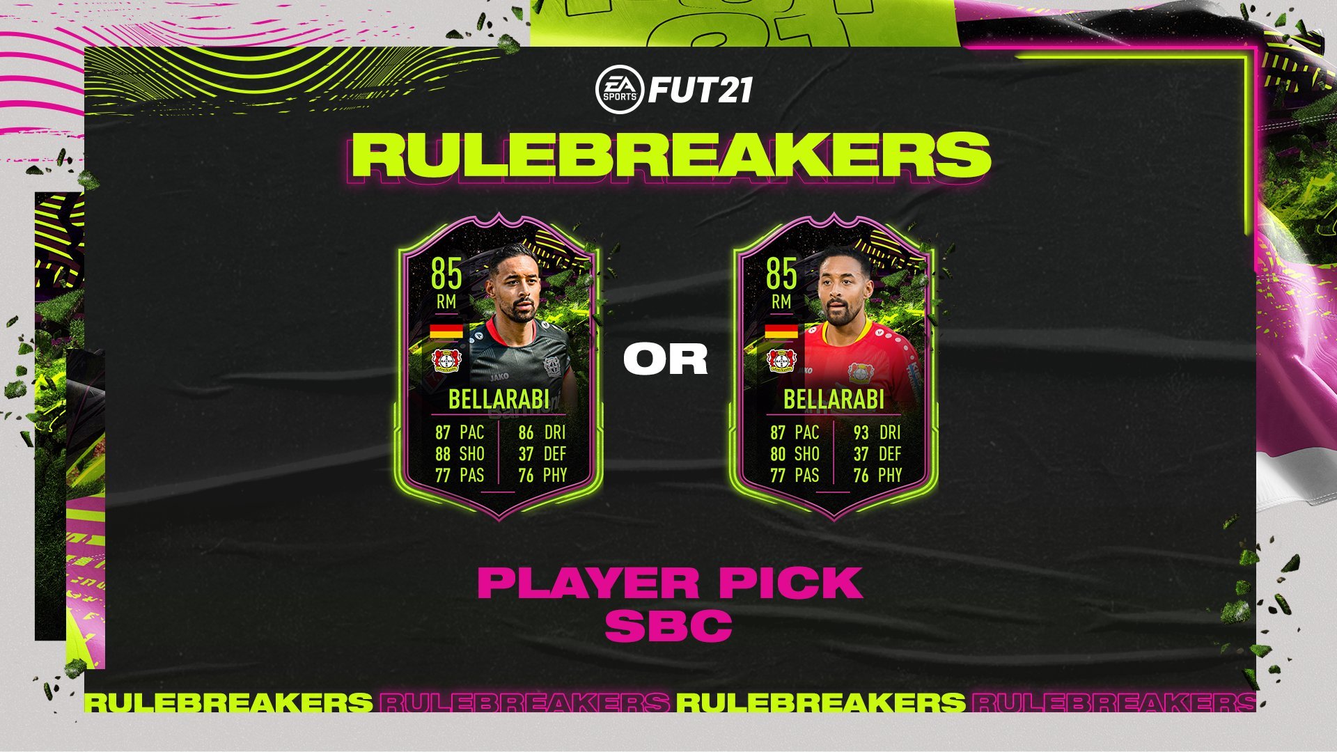 Which Rulebreakers Karim Bellarabi SBC Should You Do In FIFA 21? Shooting Or Dribbling?