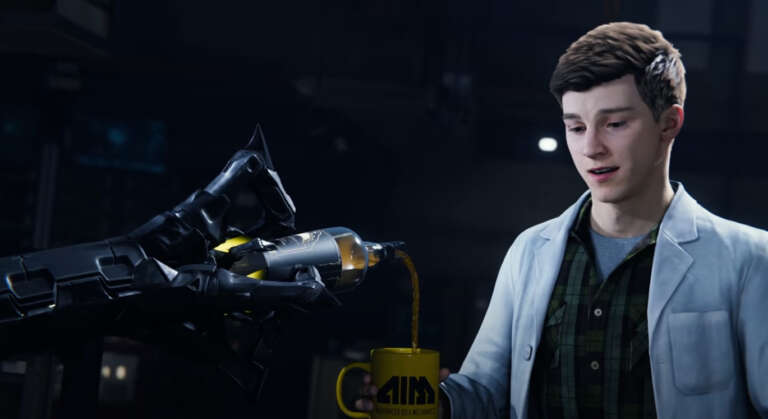 The all new face of Peter Parker in Marvel's Spider-Man on the PS5