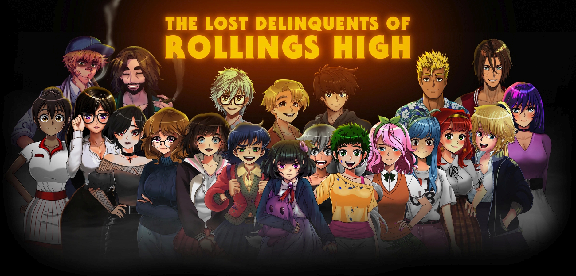 The Lost Delinquents of Rollings High Romance Horror Visual Novel Kickstarter Campaign Now Live