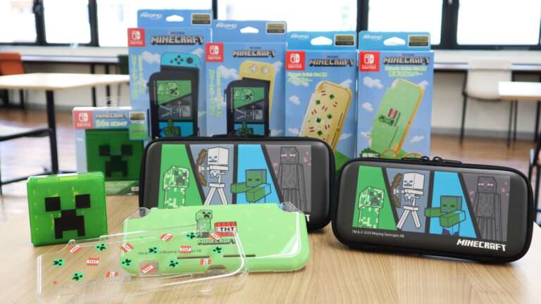 Max Games Releases Minecraft-Themed Nintendo Switch Accessories In Japan