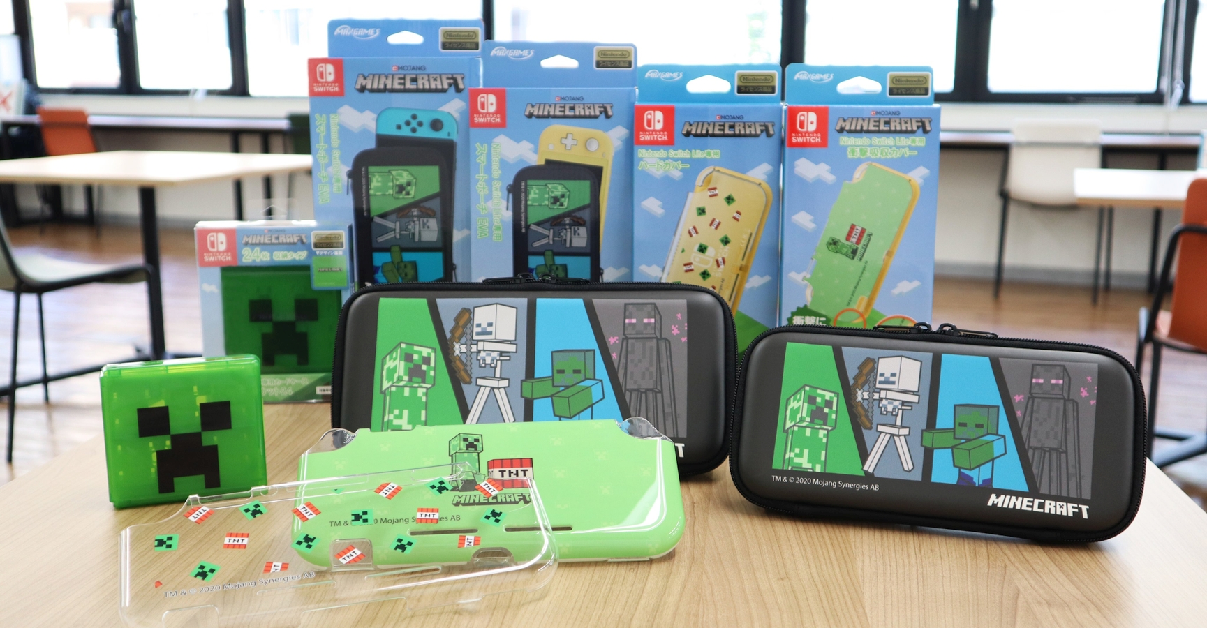 Max Games Releases Minecraft-Themed Nintendo Switch Accessories In Japan