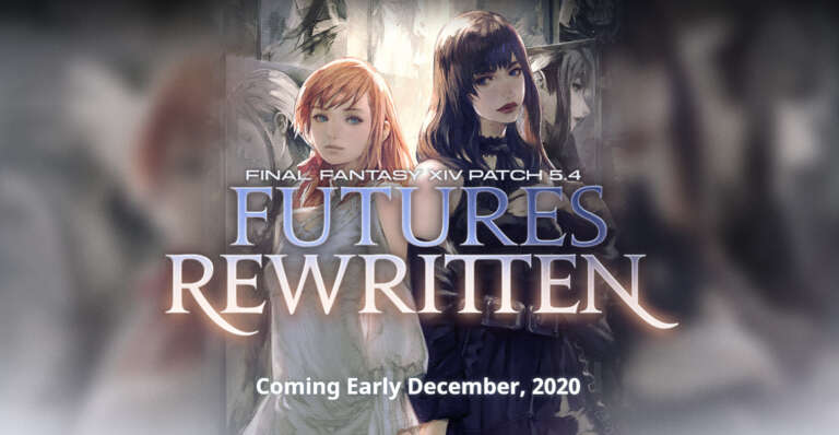 A promotional image from Final Fantasy 14's upcoming Future's Rewritten patch