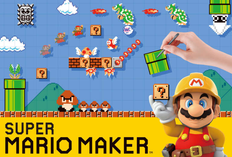 Super Mario Maker on the Wii U