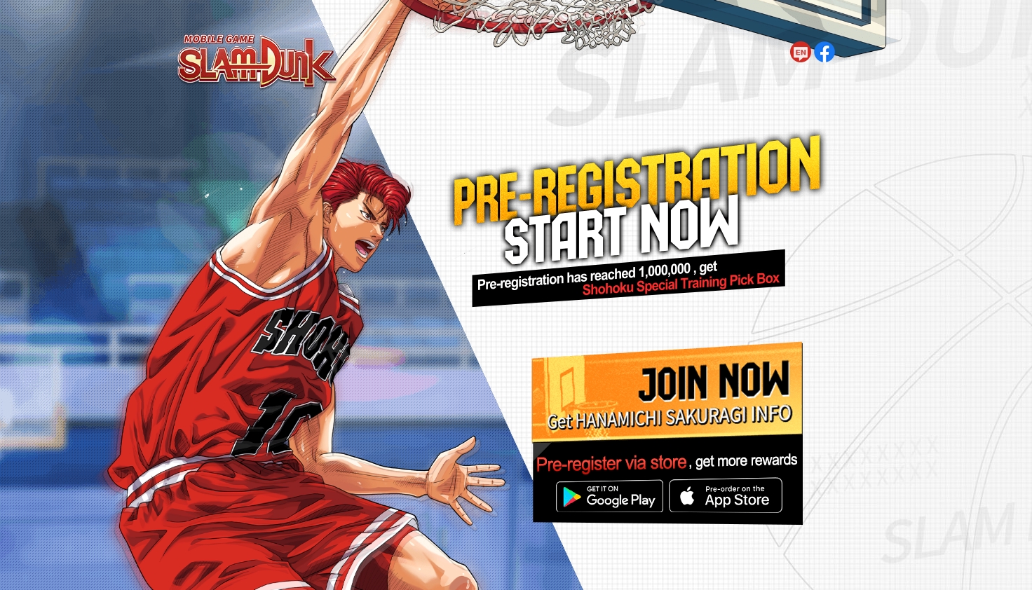 Slam Dunk Basketball Mobile Game Pre-Registrations Available Now With Bonuses