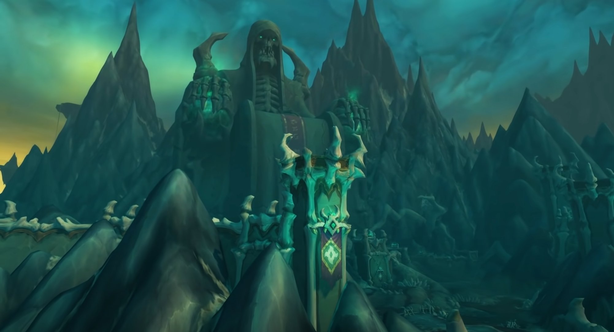 Blizzard’s Shadowlands From Above Shows A Daunting Peek At World Of Warcraft: Shadowlands’ Maldraxxus