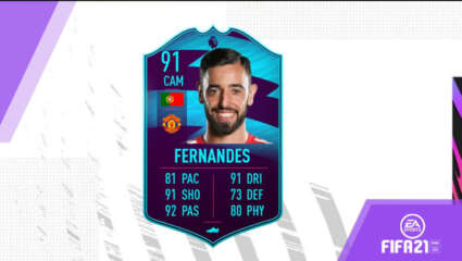 Should You Do The Bruno Fernandes POTM SBC In FIFA 21? Brilliant Card, But Very Expensive