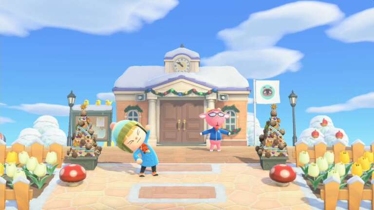 Animal Crossing: New Horizons "Ninten Island" Updates With Winter Scenery