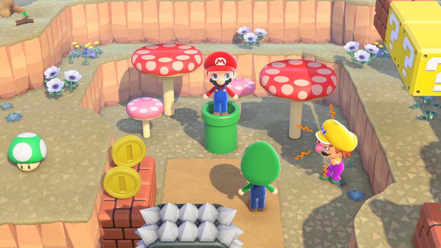 Super Mario Bros. Themed Content Coming To Animal Crossing: New Horizons This March