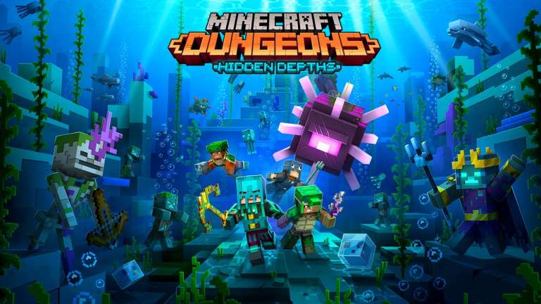 New Minecraft Dungeons Hidden Depths DLC Announced - Cute Slimes And Fresh Challenges!