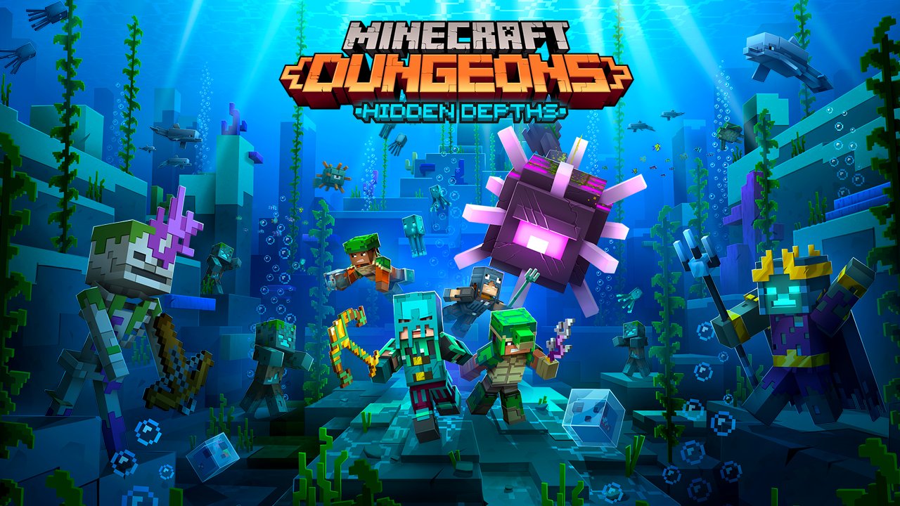 New Minecraft Dungeons Hidden Depths DLC Announced – Cute Slimes And Fresh Challenges!