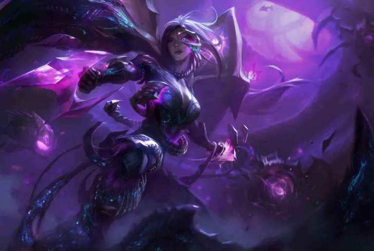 Terrifying teaser of the Queen of the Void (Void) in League of Legends