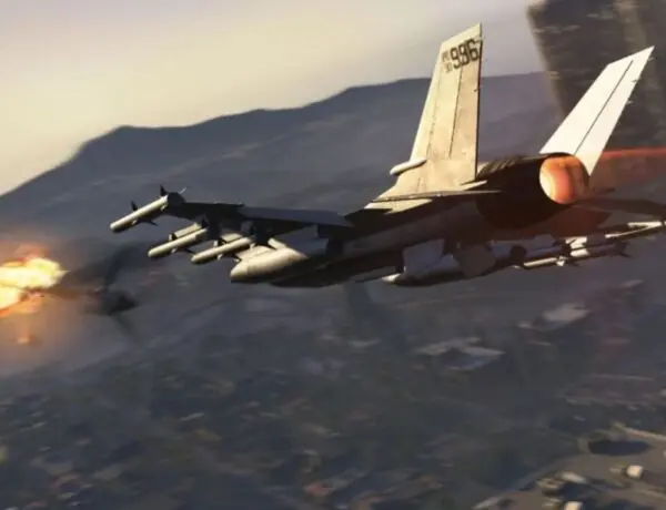 A GTA Online Player Makes The Closest Of Calls As Hming Missile Locks On And Stalks Their Military Jet