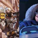 An Overwatch Match On The Hanamura Map Has A Player Demonstrating Mei And Reinhardt's Potent On-The-Field Duo