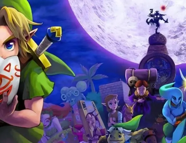 A Talented Majora's Mask Fan Makes A Beautiful Wallpaper Featuring Link And Skull Kid That Is Even Animated