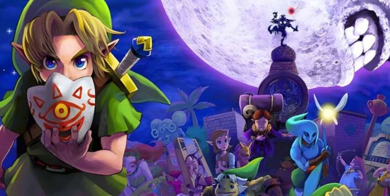 A Talented Majora's Mask Fan Makes A Beautiful Wallpaper Featuring Link And Skull Kid That Is Even Animated