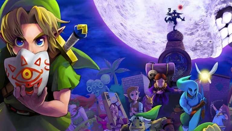 The Legend of Zelda A Talented Majora's Mask Fan Makes A Beautiful Wallpaper Featuring Link And Skull Kid That Is Even Animated