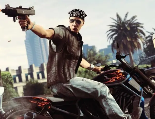 An Adversary NPC In GTA Grand Theft Auto Online Starts Shooting Everywhere And Twirling Around Like A Dancer In Fast-Forward Due To An Odd Issue