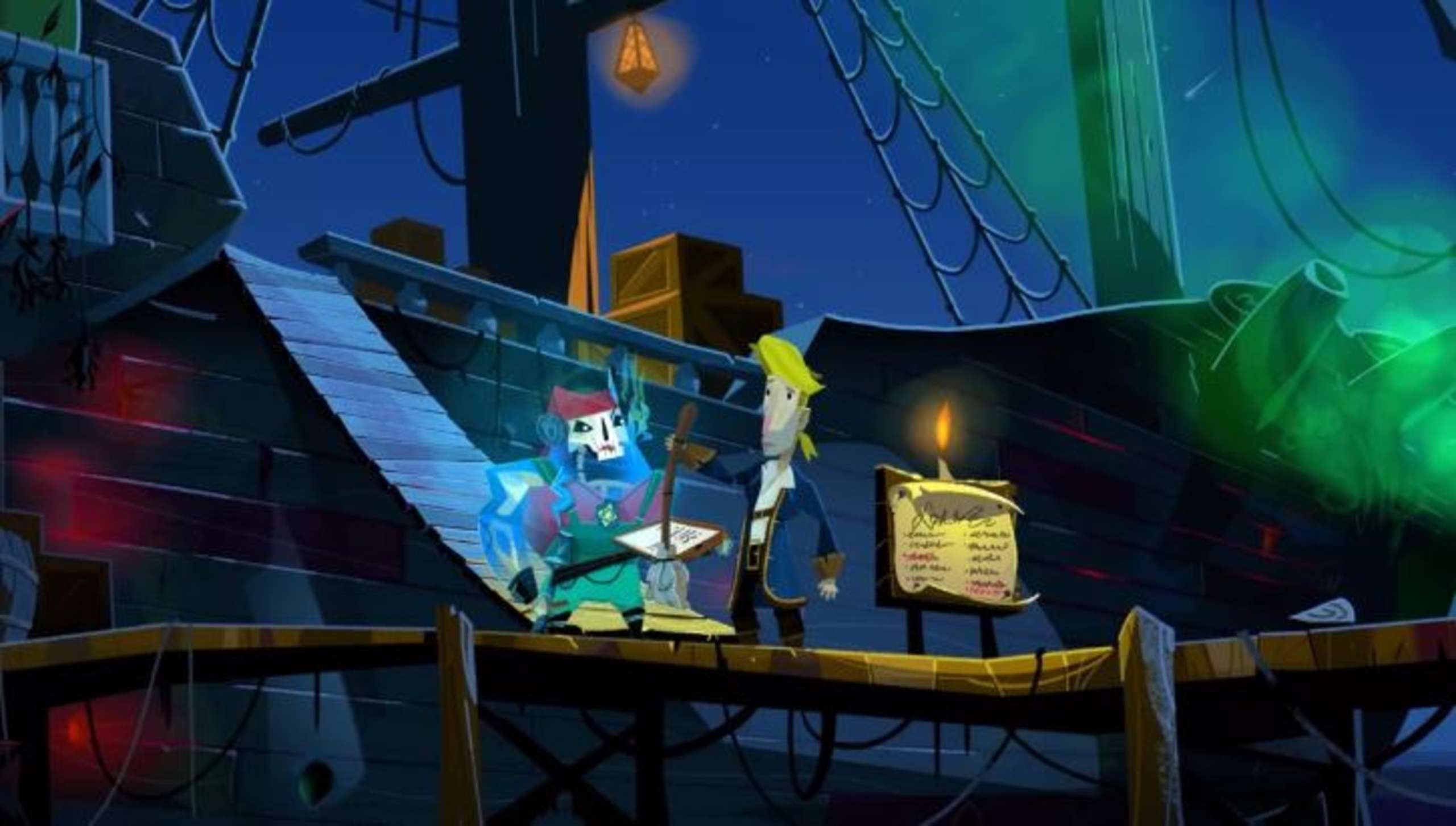 In Return To Monkey Island, The Player Must Figure Out A Way To Prevent The Quartermaster From Learning Guybrush’s Identity Before He Or She May Board LeChuck’s Ship