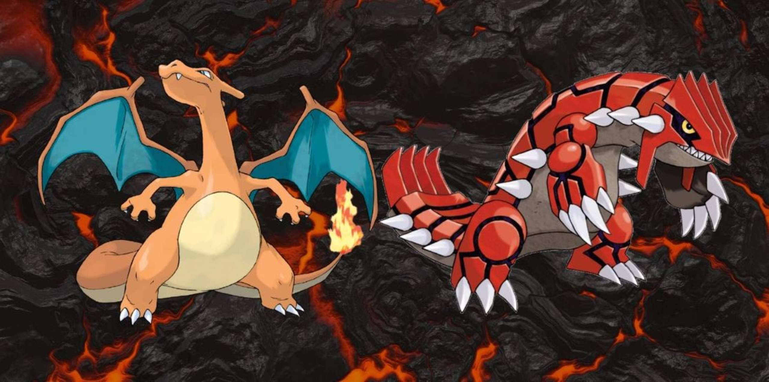A Talented Pokemon Fan Has Combined The Two Wildly Popular Monsters, Charizard And Groudon, To Create An Incredible Piece Of Artwork