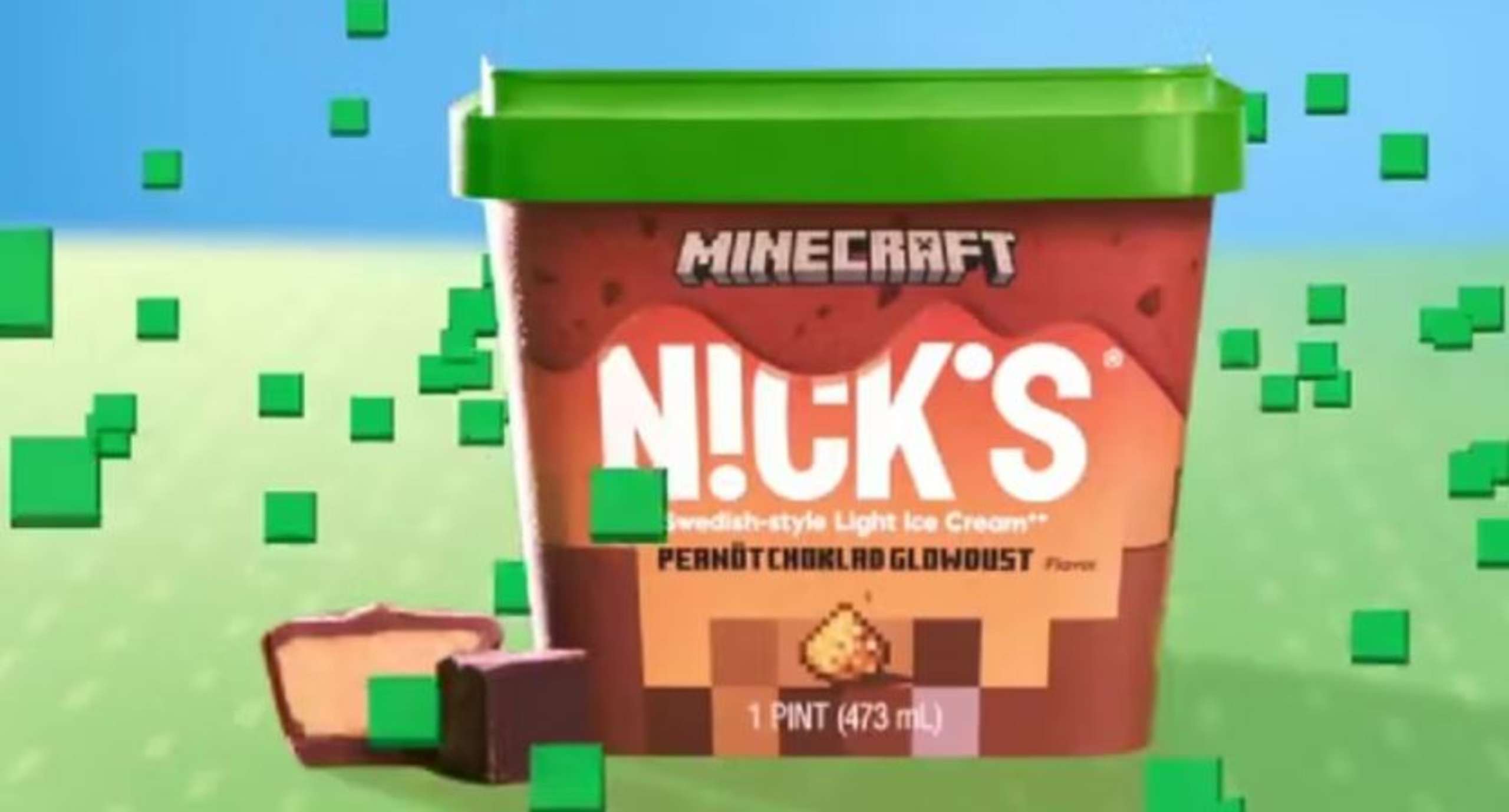 Four Flavors Of Ice Cream Based On Blocks And Other Minecraft Themes Will Be Available For A Limited Time