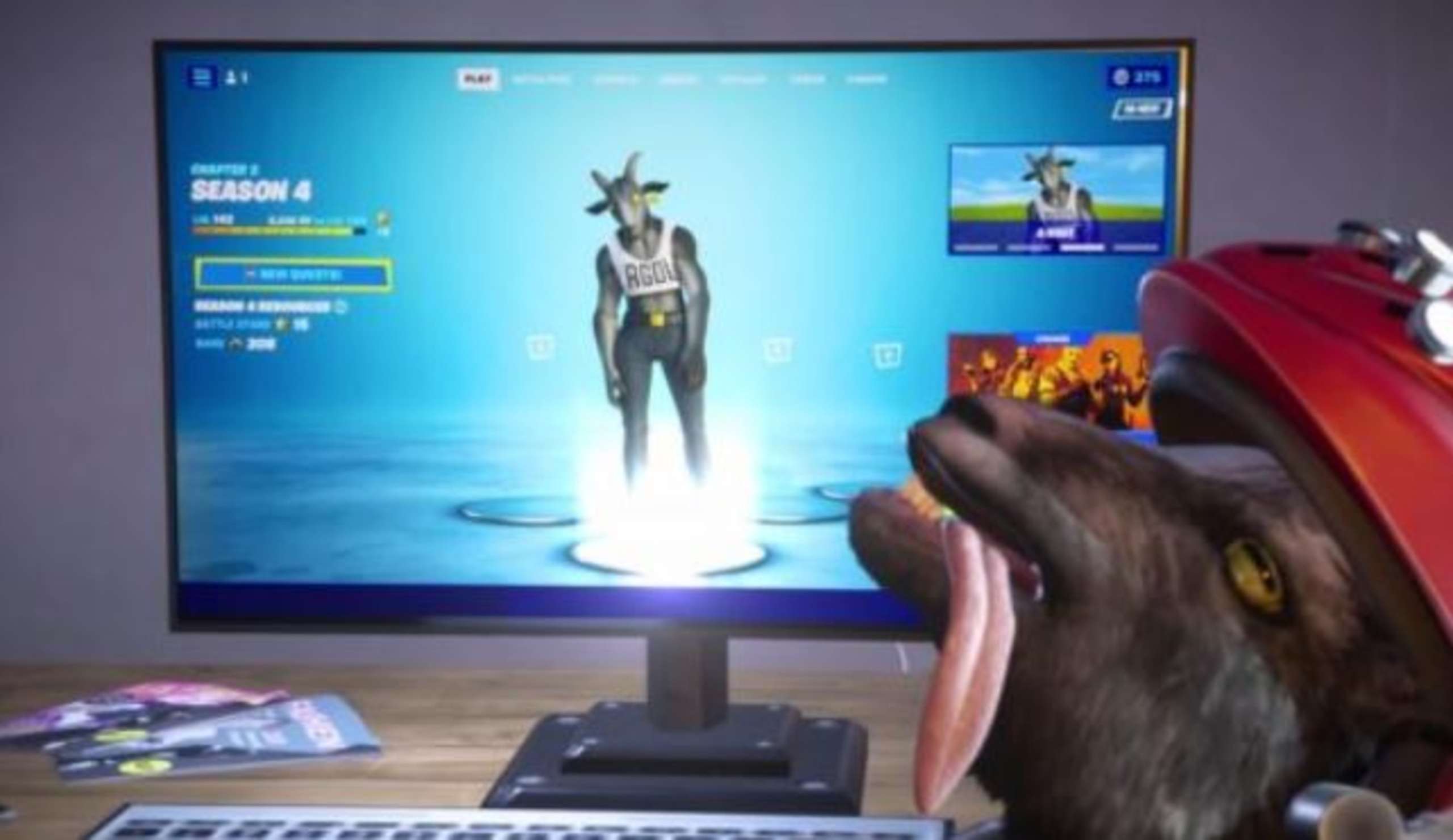 Fortnite’s Battle Royale Mode For Those Who Pre-Order The Independent Game Goat Simulator 3, The Game’s Goat Character Will Be Available To Play