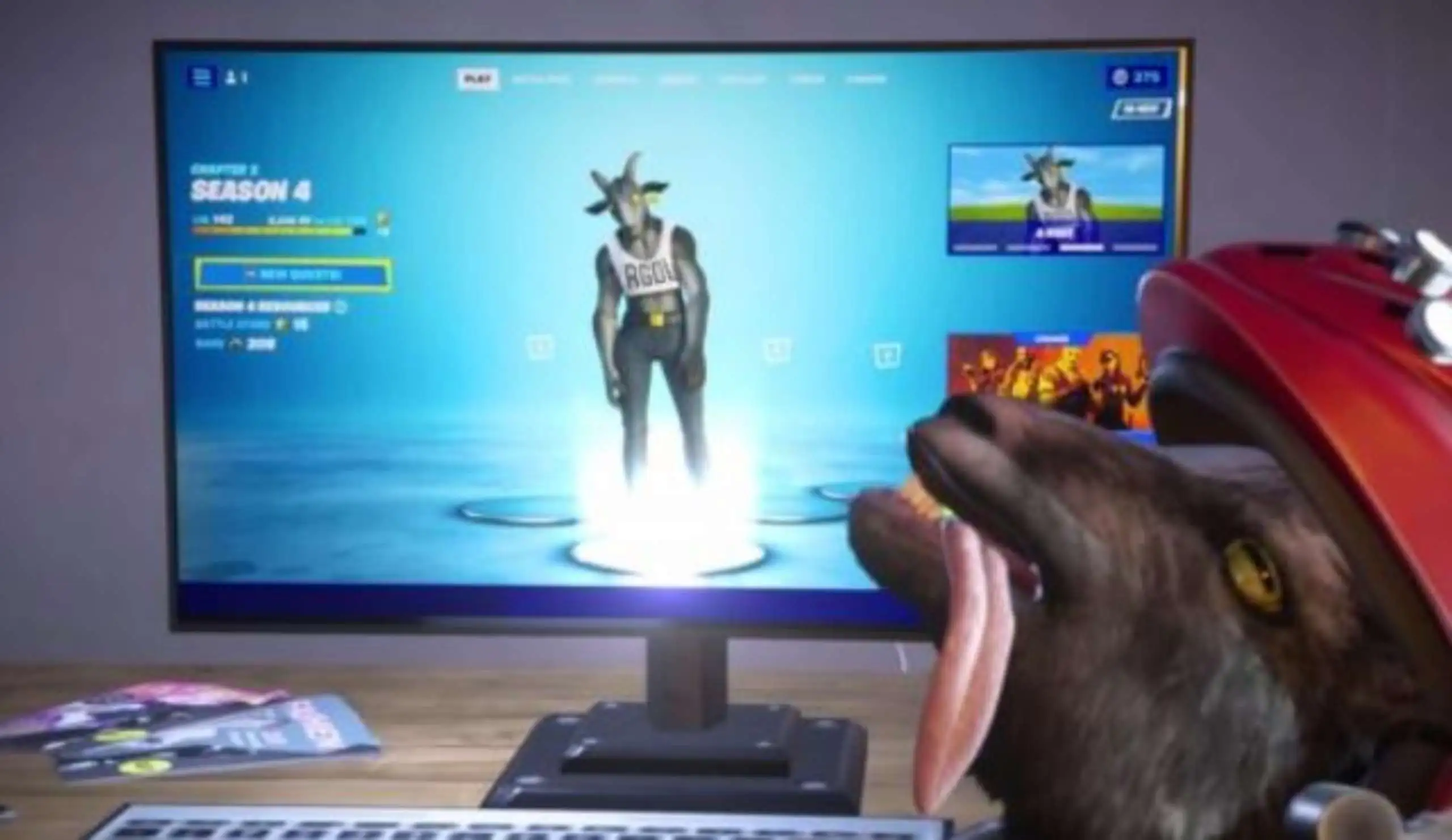 Fortnite's Battle Royale Mode For Those Who Pre-Order The Independent Game Goat Simulator 3, The Game's Goat Character Will Be Available To Play