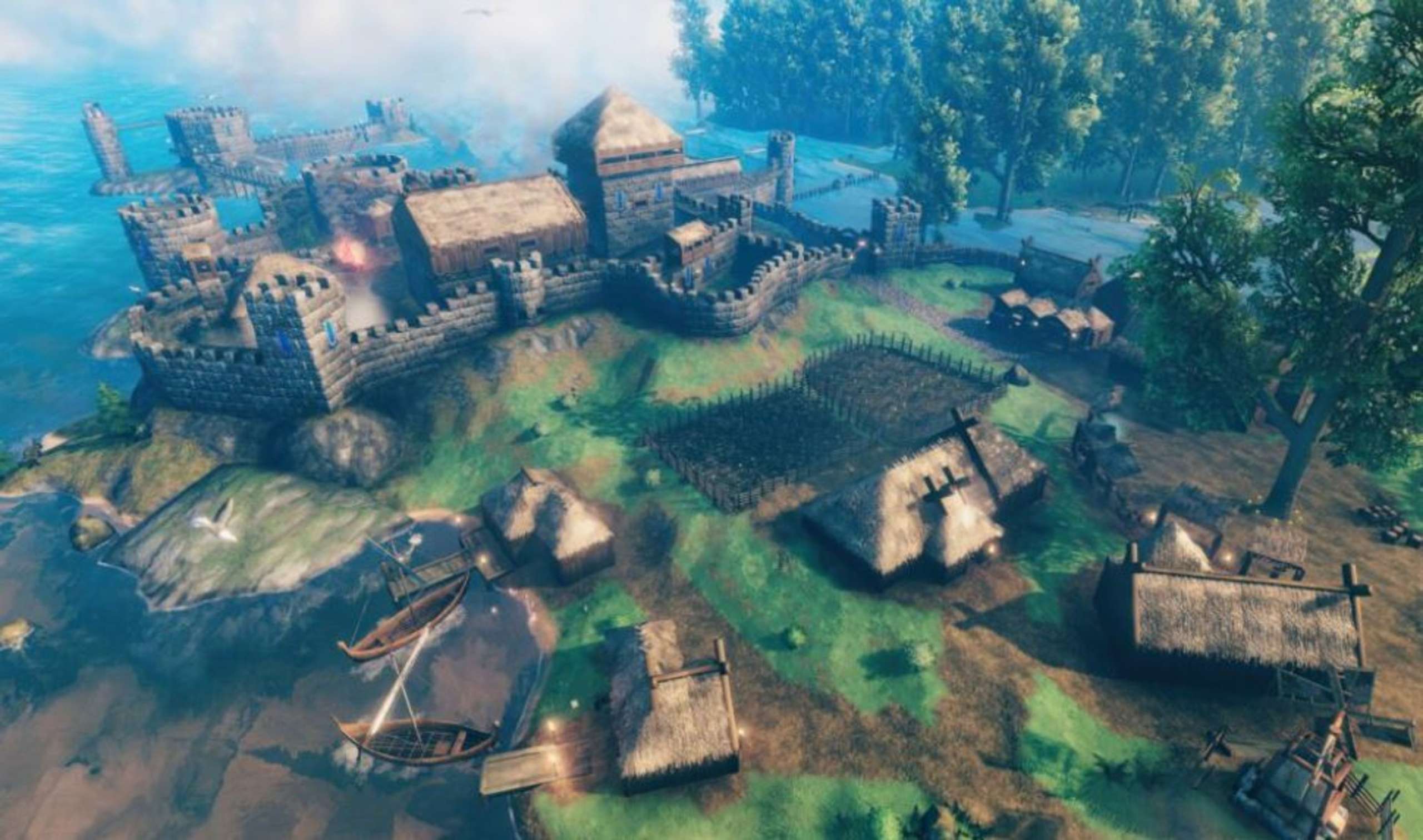 Valheim’s Building Engine, You Can Create Impressive Constructions, But The Game Would Be Better If There Were More Types Of Stone To Choose From