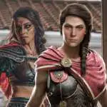 That Kassandra Costume From Assassin's Creed Odyssey Looks Fantastic. It Captures The Essence Of The Spartan Warrior Down To The Face Paint And Renegade Armor