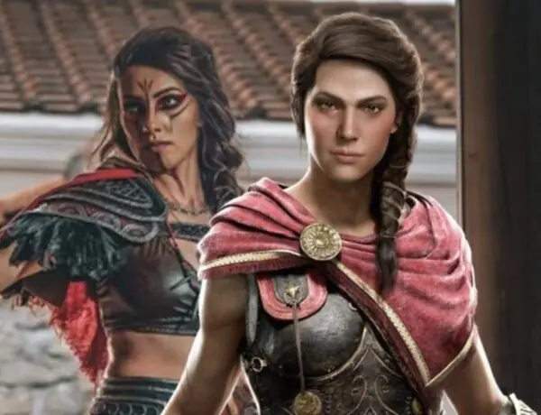 That Kassandra Costume From Assassin's Creed Odyssey Looks Fantastic. It Captures The Essence Of The Spartan Warrior Down To The Face Paint And Renegade Armor