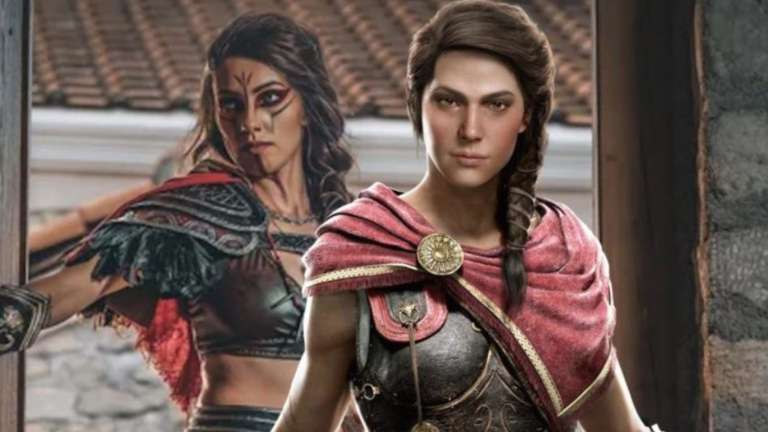 That Kassandra Costume From Assassin's Creed Odyssey Looks Fantastic. It Captures The Essence Of The Spartan Warrior Down To The Face Paint And Renegade Armor