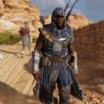 This Assassin's Creed Origins Cosplay Is Incredible, Featuring The Gold Mask And Winged Shield That Were Integral To Bayek's Servant Of Amun Armor.